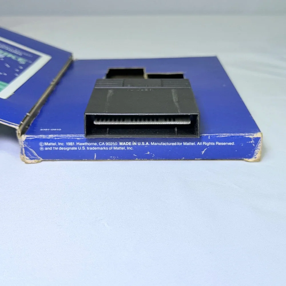 Mattel Intellivision Star Strike Video Game Cartridge Boxed 1981 Model 5161